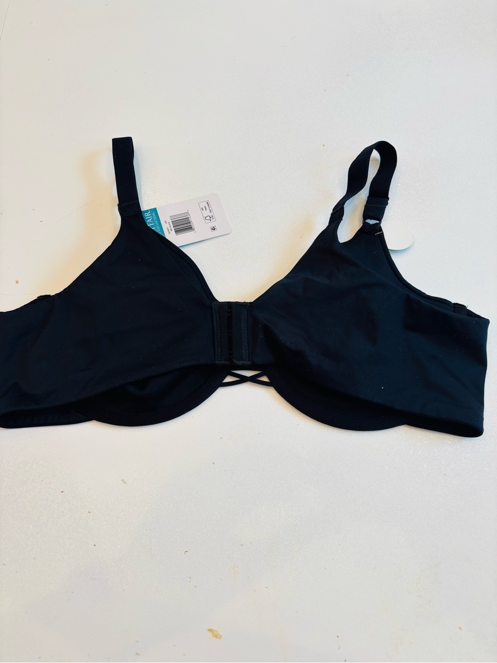 Vanity Fair Black Underwire 2-Ply Lined Bra size 44C - Picture 3 of 8